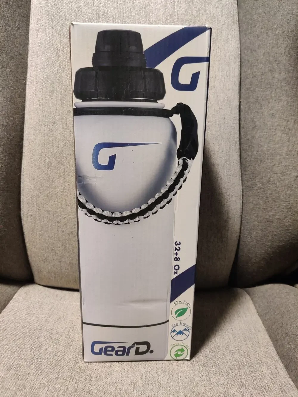 Gear'D Insulated Steel Double Insulated Powder Coated Flask 32 oz - White